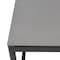 Armen Living Royal Black Aluminum and Teak Outdoor Dining Table with Stone Top 840254332805 - alternate 4